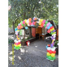 Оформлення кульками Арки для дівчинки